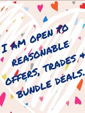 Open to trades, offers and bundle deals!!!